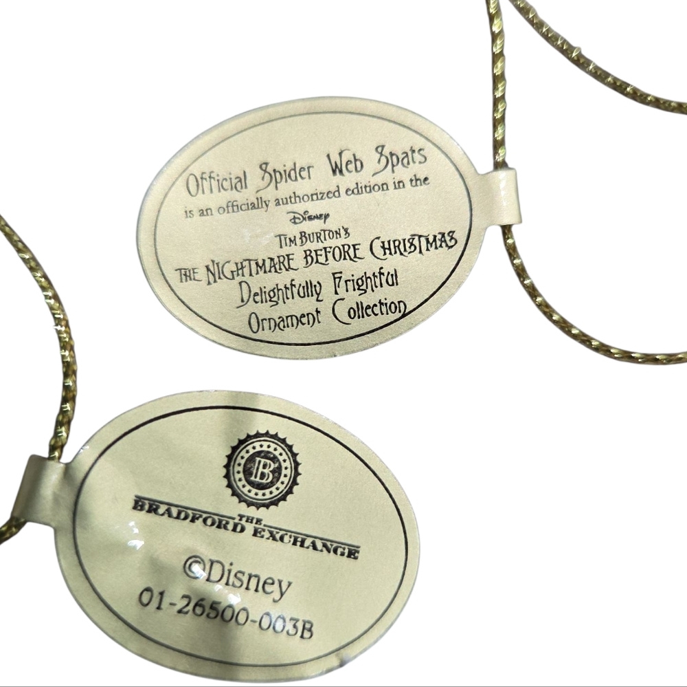 Brand New! The Bradford Exchange Nightmare Before Christmas Shoe Ornaments - Picture 4 of 4
